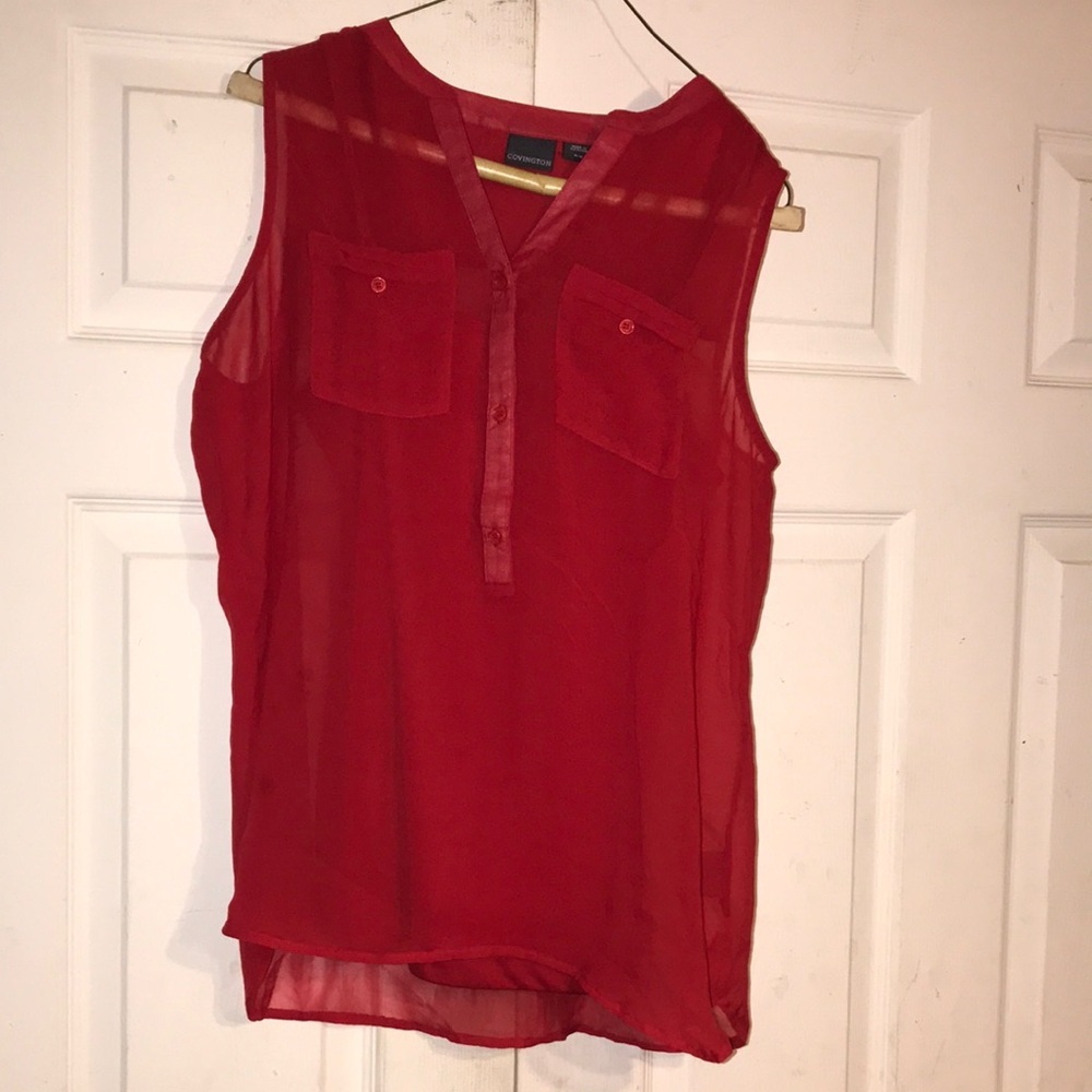 Women’s Covington Sheer Blouse + Tank Set